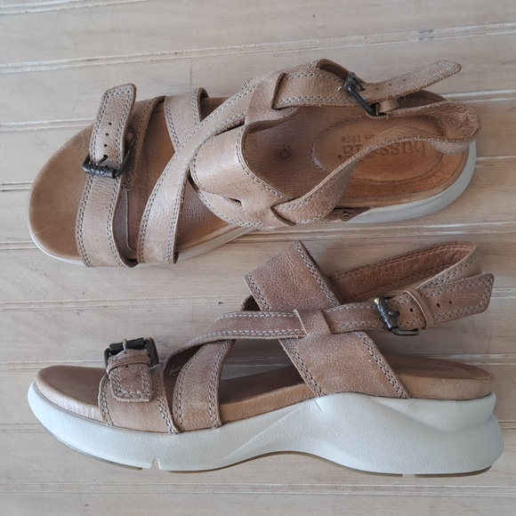 Bussola Jamaica Jenny Leather Dakota Cloud Strappy Comfort Quality Sandals - Picture 1 of 10